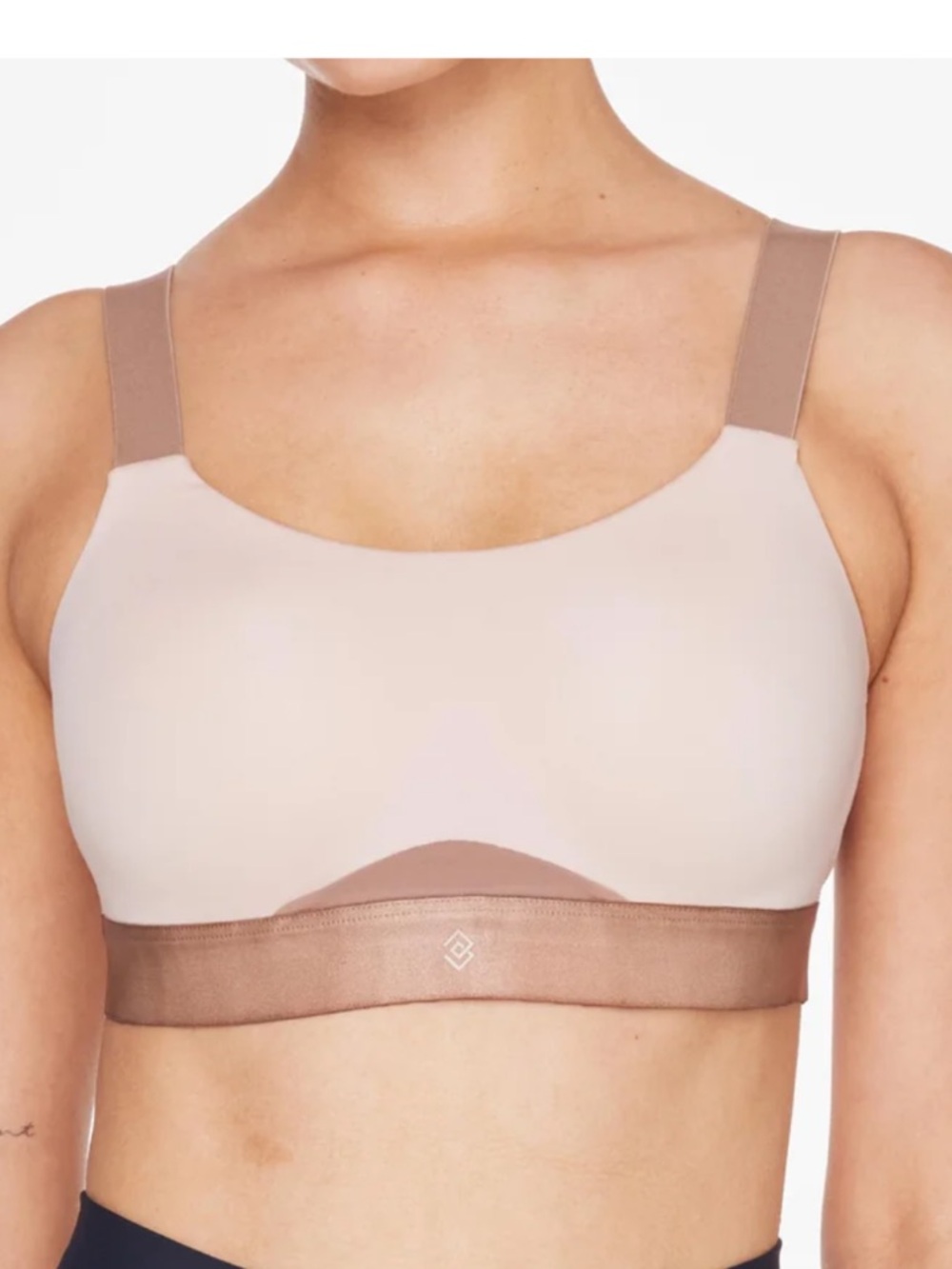 50%OFFW❤️ ThirdLove Kinetic Adjustable  High Impact Sport Bra Beige Wireless